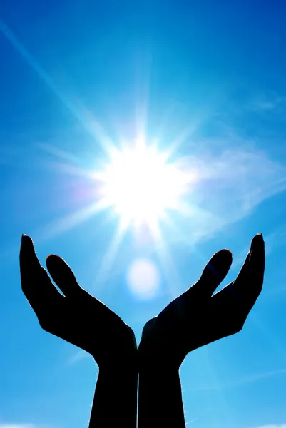 Dotkni se slunce — 图库照片