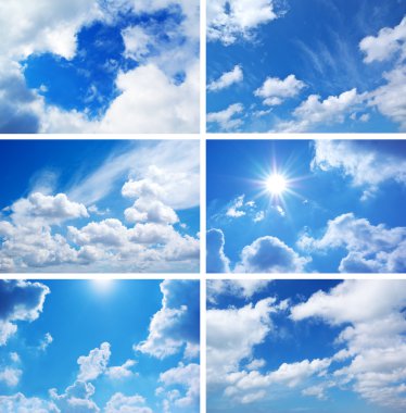 Sky collection clipart