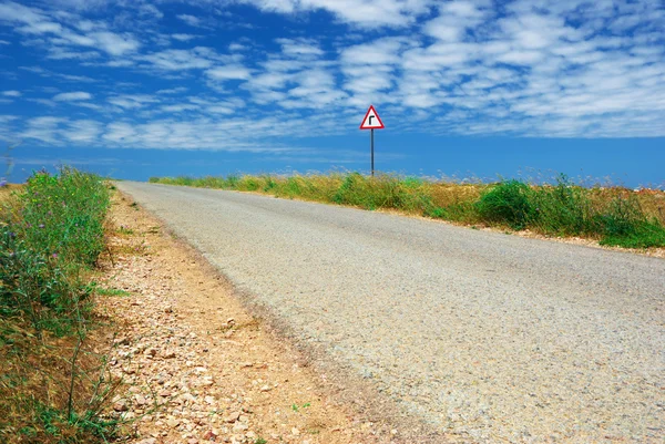 Estrada no deserto — Fotografia de Stock