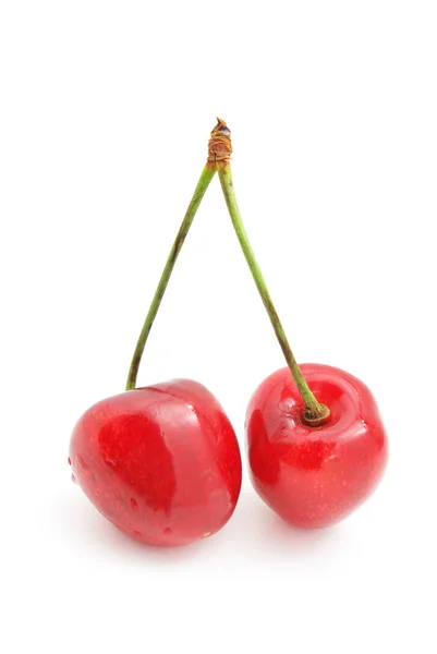 Isolated sweet cherries. — Stock Photo, Image