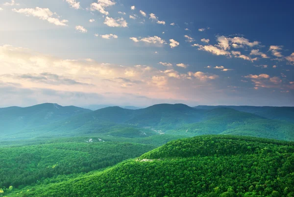 Grüne Berge Hügel — Stockfoto