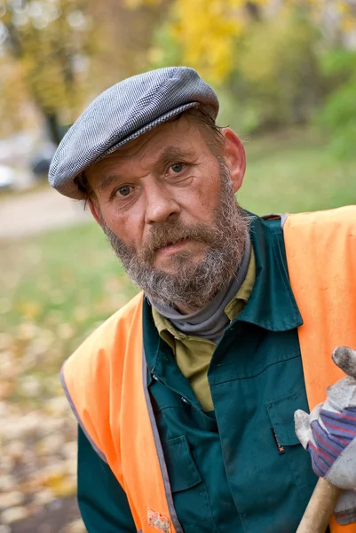 stock image The yard keeper