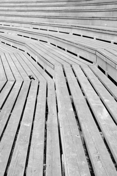 stock image Wooden benches