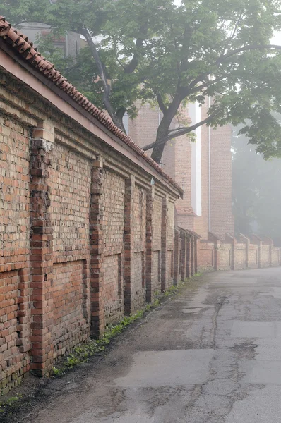 stock image The ancient monastery, spring morning fo