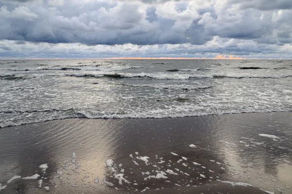 Tempesta su un Mar Baltico . — Foto Stock