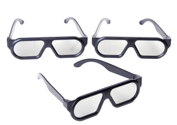 3D brýle izolovaných na bílém — Stock fotografie