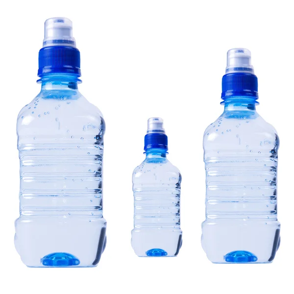 Water bottles isolated — Stock Photo, Image