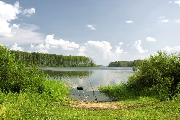 River Fishing place — Stock Photo, Image