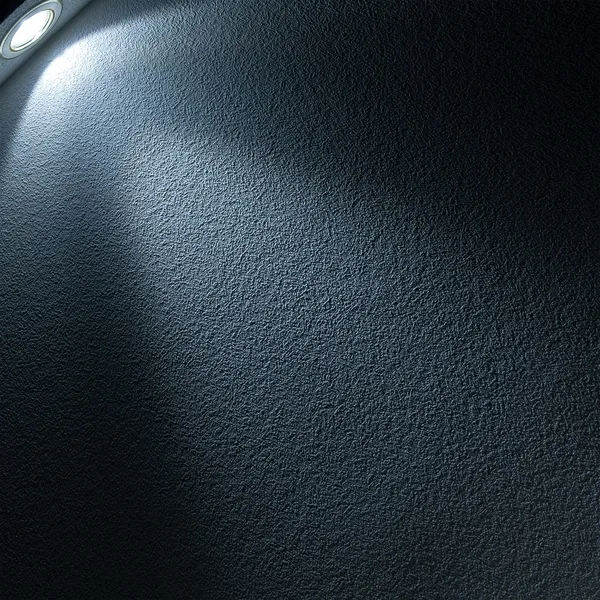 Блакитний промінь світла від проектора — стокове фото