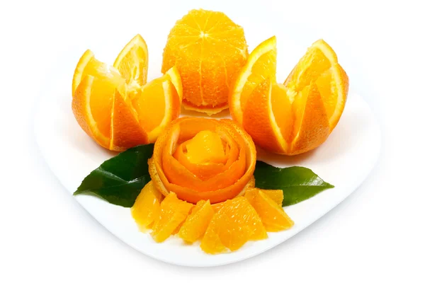 橙色布丁 — 图库照片