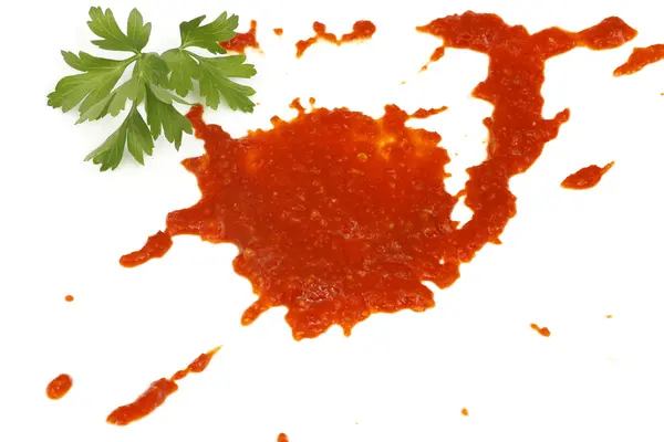 Blot de salsa de tomate — Foto de Stock