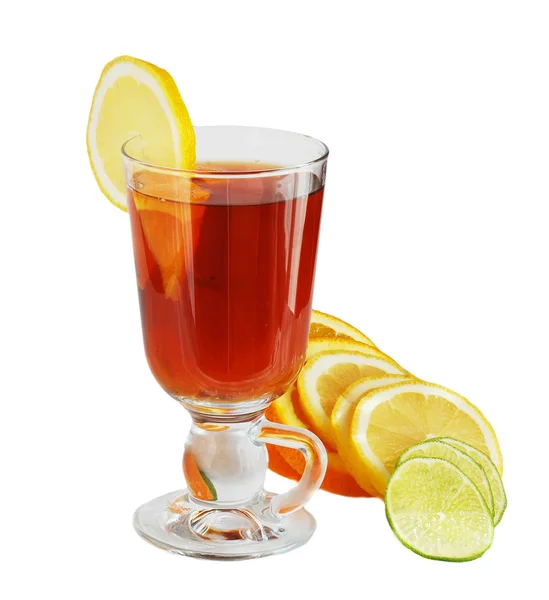 Limon ile çay — Stok fotoğraf