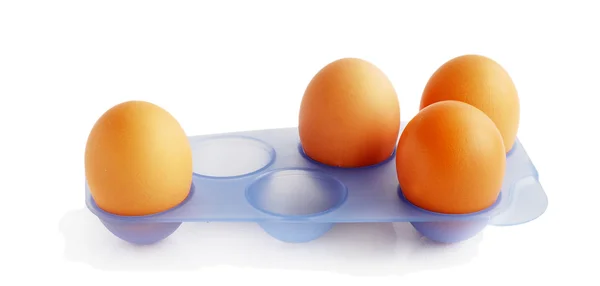 Fresh brown eggs — Stock Photo, Image