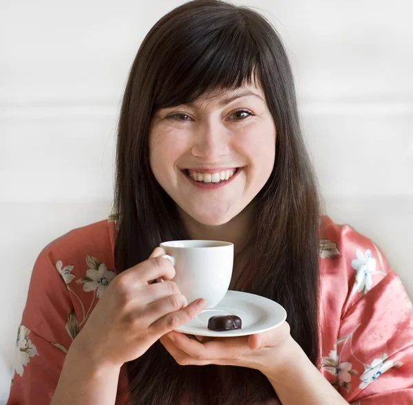 stock image Young happy woman