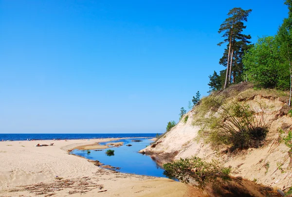 stock image Sea and river