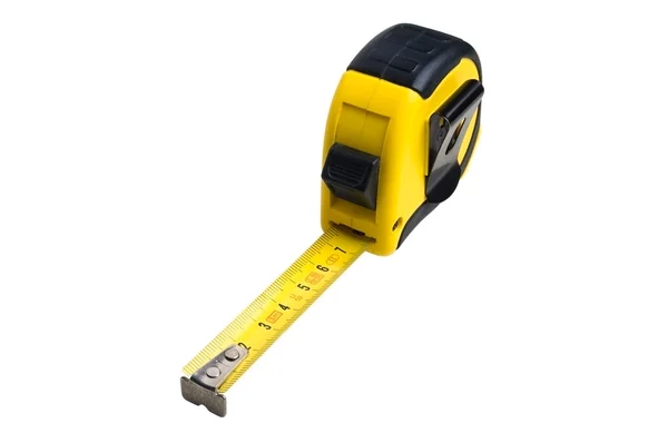 Měřítko žluté pásky — Stock fotografie