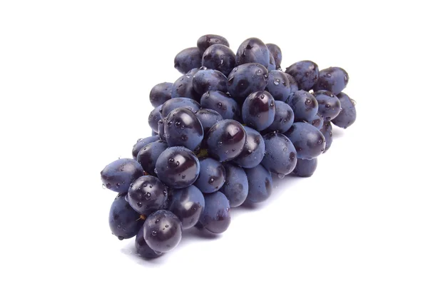 Bunch of grapes with water drops, isolated — Stock Photo, Image
