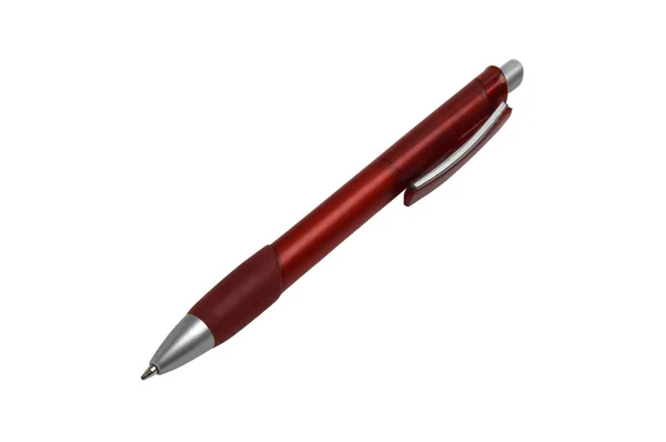 Červené pero — Stock fotografie