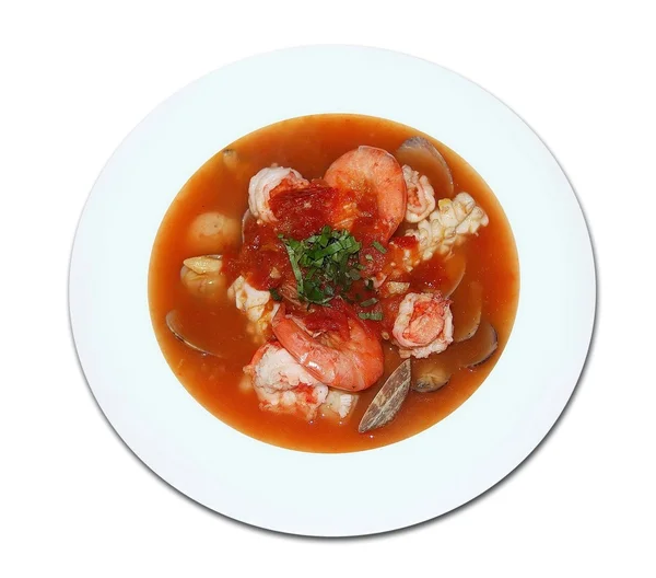 Seafood soup — Stock Image Seafood soup Royalty Free Stock Images