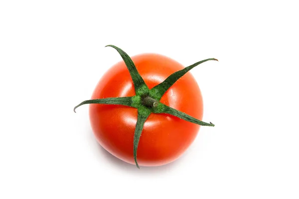 Tomatoe isolert på hvitt – stockfoto