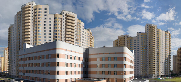 New inhabited quarter in Poznyaki district of Kyiv is capital city of Ukraine.