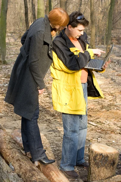 stock image Work meeting outdoor