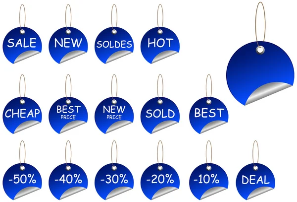 Sale Sticker Set — Stock Vector