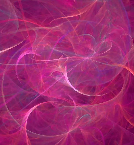 Imagem fractal rosa abstrata — Fotografia de Stock