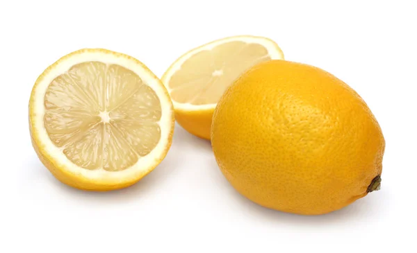 Sliced and whole lemons — Stock Photo, Image