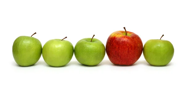Elma ile farklı kavramlar — Stok fotoğraf