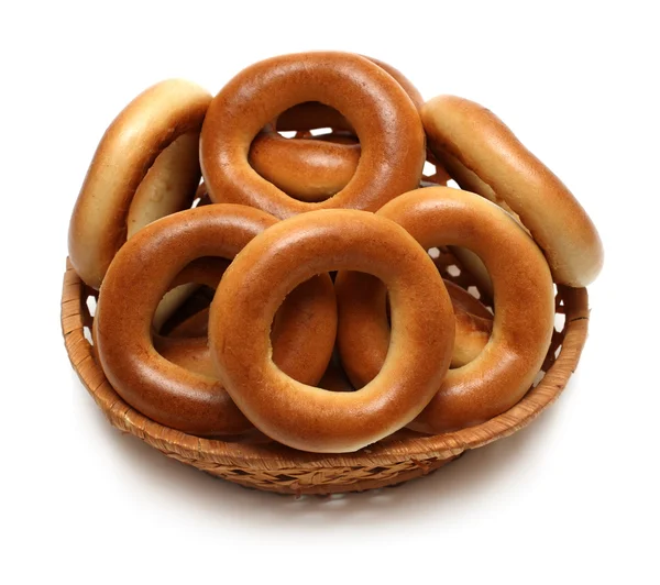 stock image Bagels in basket