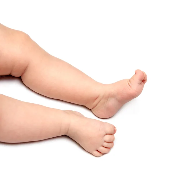 Pernas de bebê close-up — Fotografia de Stock