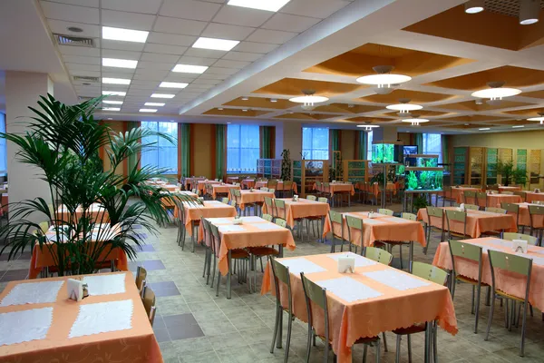 Étterem ebédlő hall — Stock Fotó