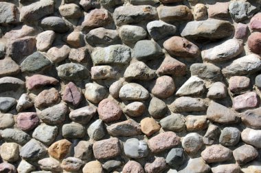 Wall of rock stones clipart