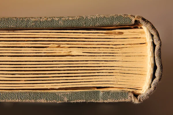 Старая книга с картонными страницами — стоковое фото