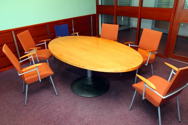 Round table talks — Stock Photo, Image