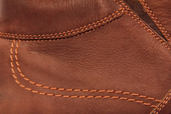 Brown leather suede — Stock Photo, Image