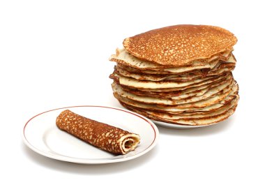 Stack of pancakes clipart