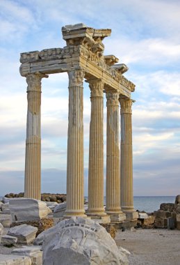 Temple of Apollo in Side, Turkey clipart