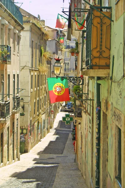 Centro antiguo de Lisboa, Portugal — Foto de Stock