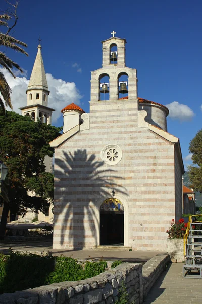 Церковь Святой Троицы в Будве, Черногория — стоковое фото