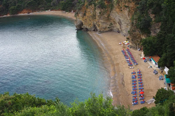 Spiaggia di Mogren in Montenegro — Foto Stock