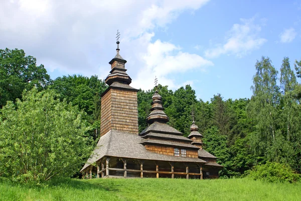Oude houten kerk — Stockfoto
