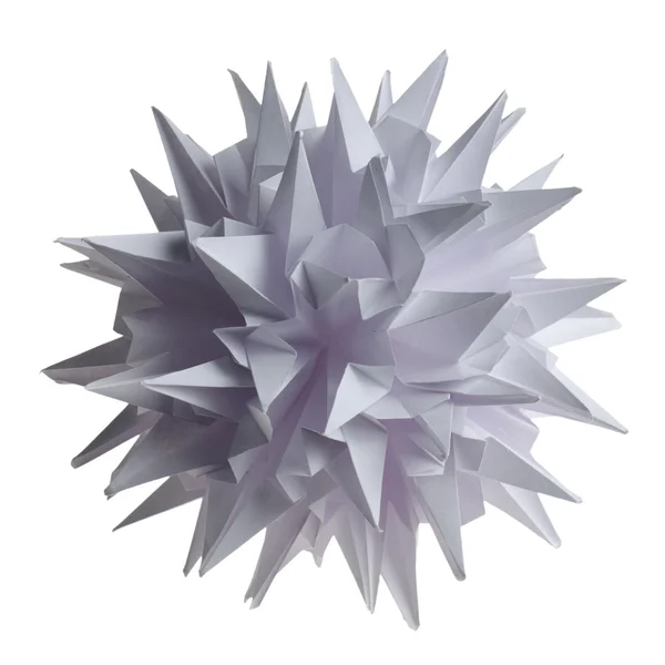 Vírus Origami kusudama — Fotografia de Stock