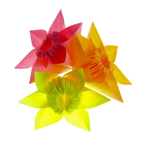 Kwiaty origami — Zdjęcie stockowe