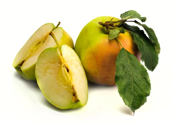 Яблука, ізольовані — стокове фото