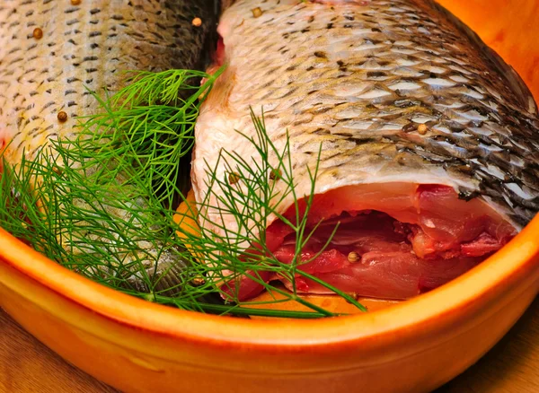 Vaření ryb — Stock fotografie