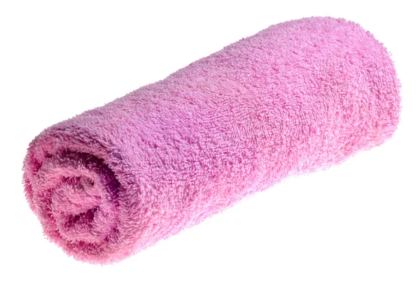 Розовое полотенце — стоковое фото