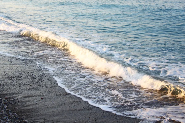 Plaży, wybrzeża Morza Śródziemnego, Turcja — Zdjęcie stockowe