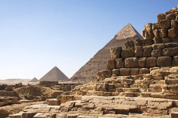 Pyramids of Giza Royalty Free Stock Images